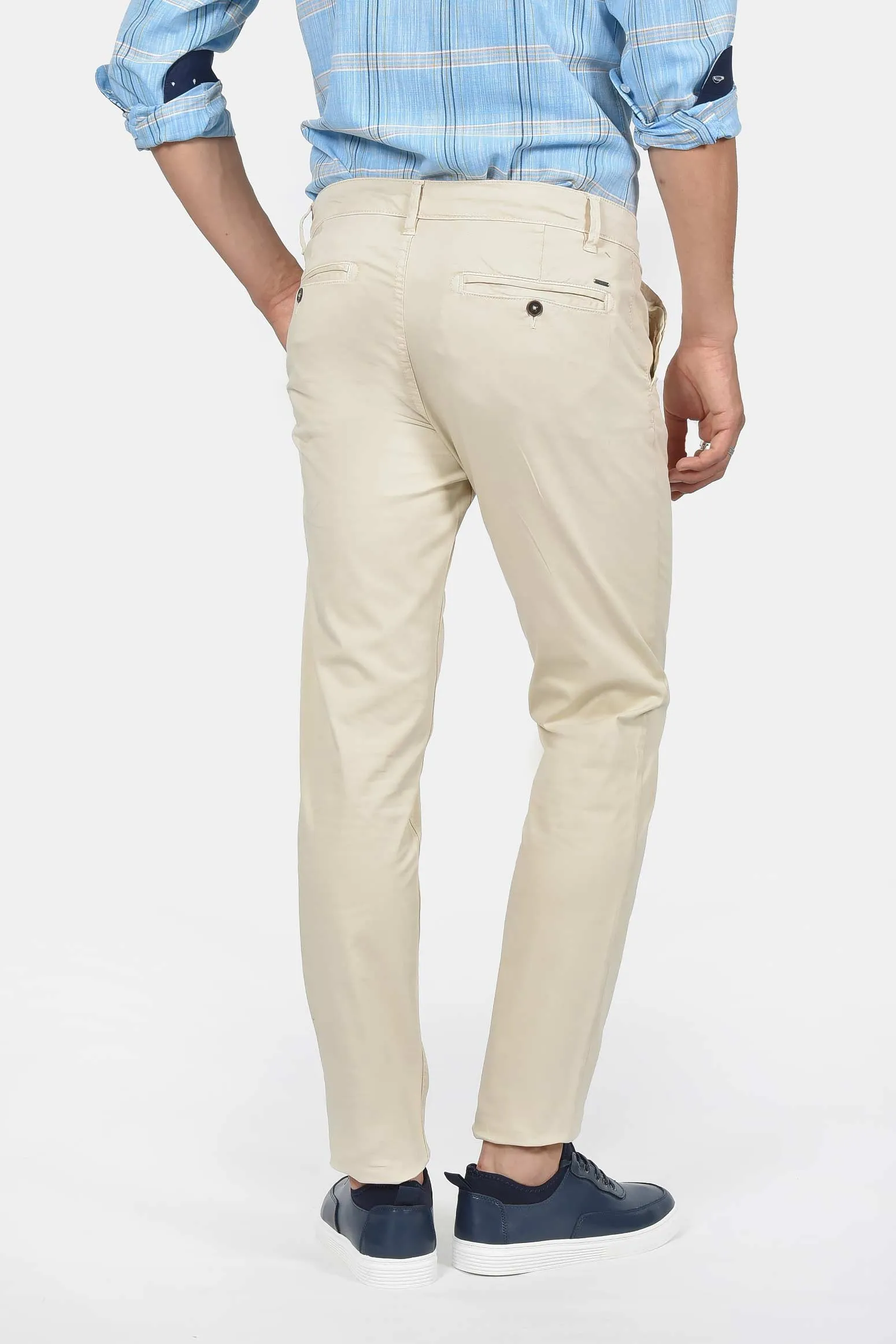 Ανδρικό Chinos Παντελόνι Normal Fit Με Άνετη Ελαστικότητα