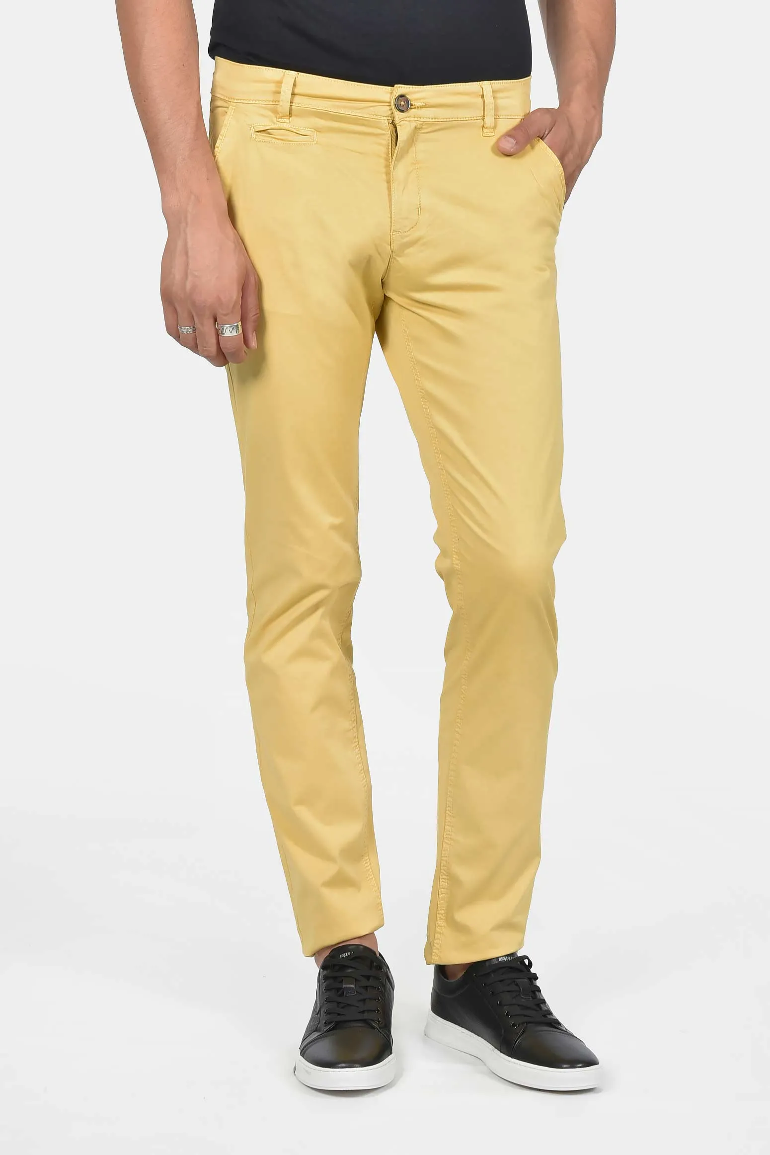 Ανδρικό Chinos Παντελόνι Normal Fit Με Άνετη Ελαστικότητα