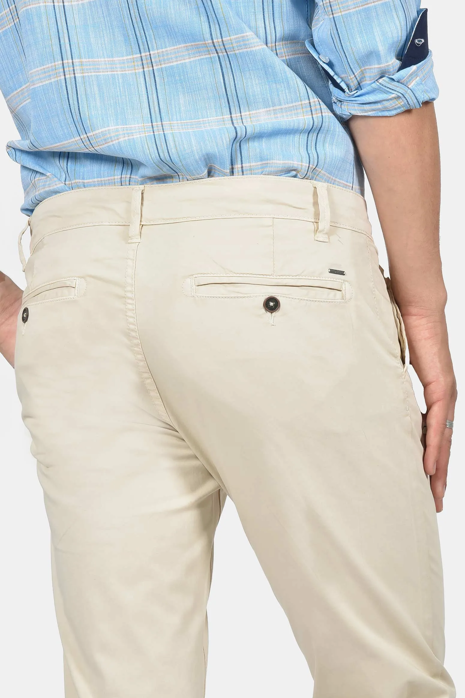 Ανδρικό Chinos Παντελόνι Normal Fit Με Άνετη Ελαστικότητα