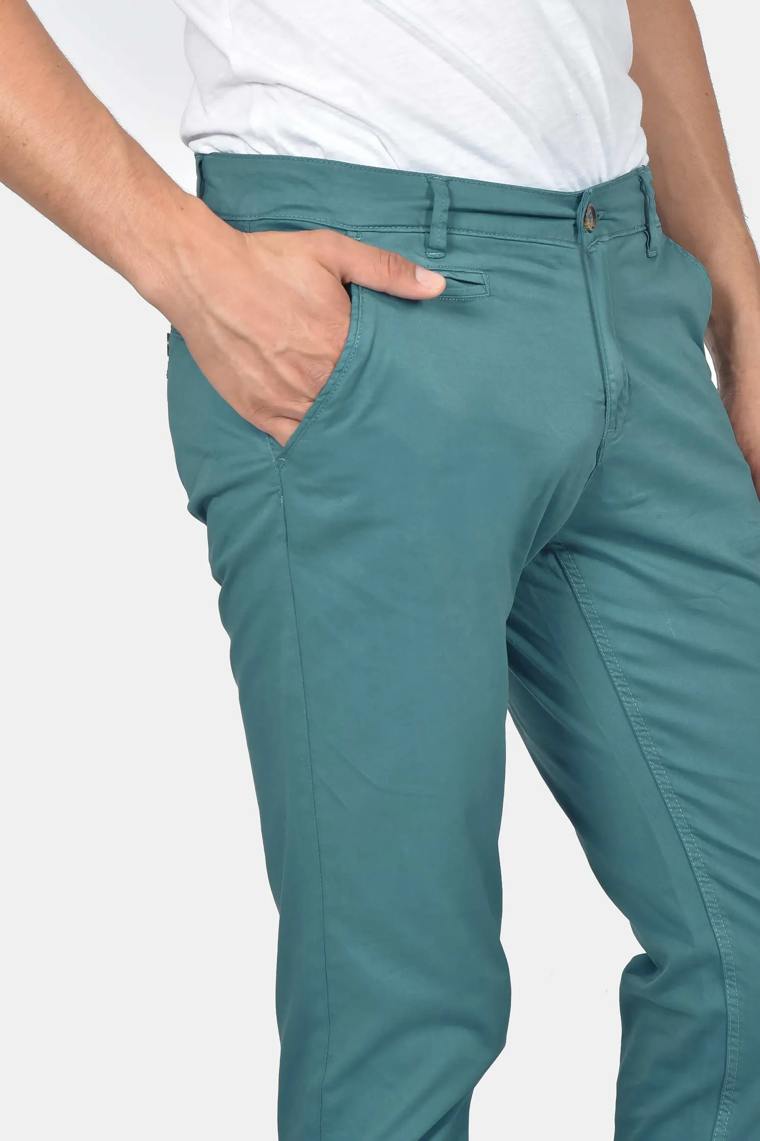 Ανδρικό Chinos Παντελόνι Normal Fit Με Άνετη Ελαστικότητα