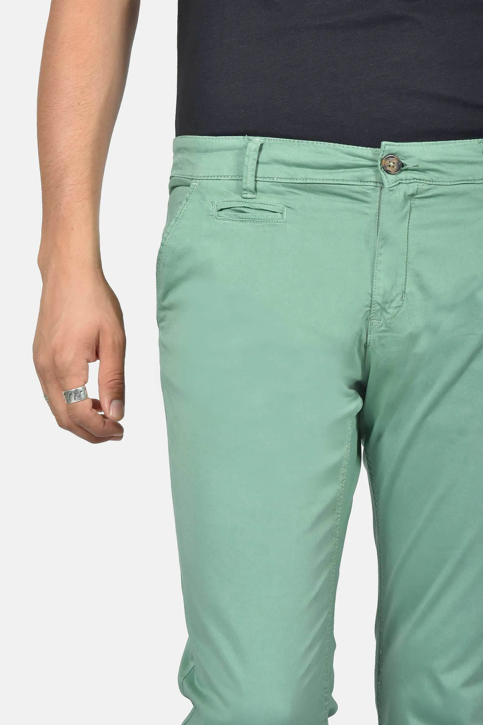 Ανδρικό Chinos Παντελόνι Normal Fit Με Άνετη Ελαστικότητα