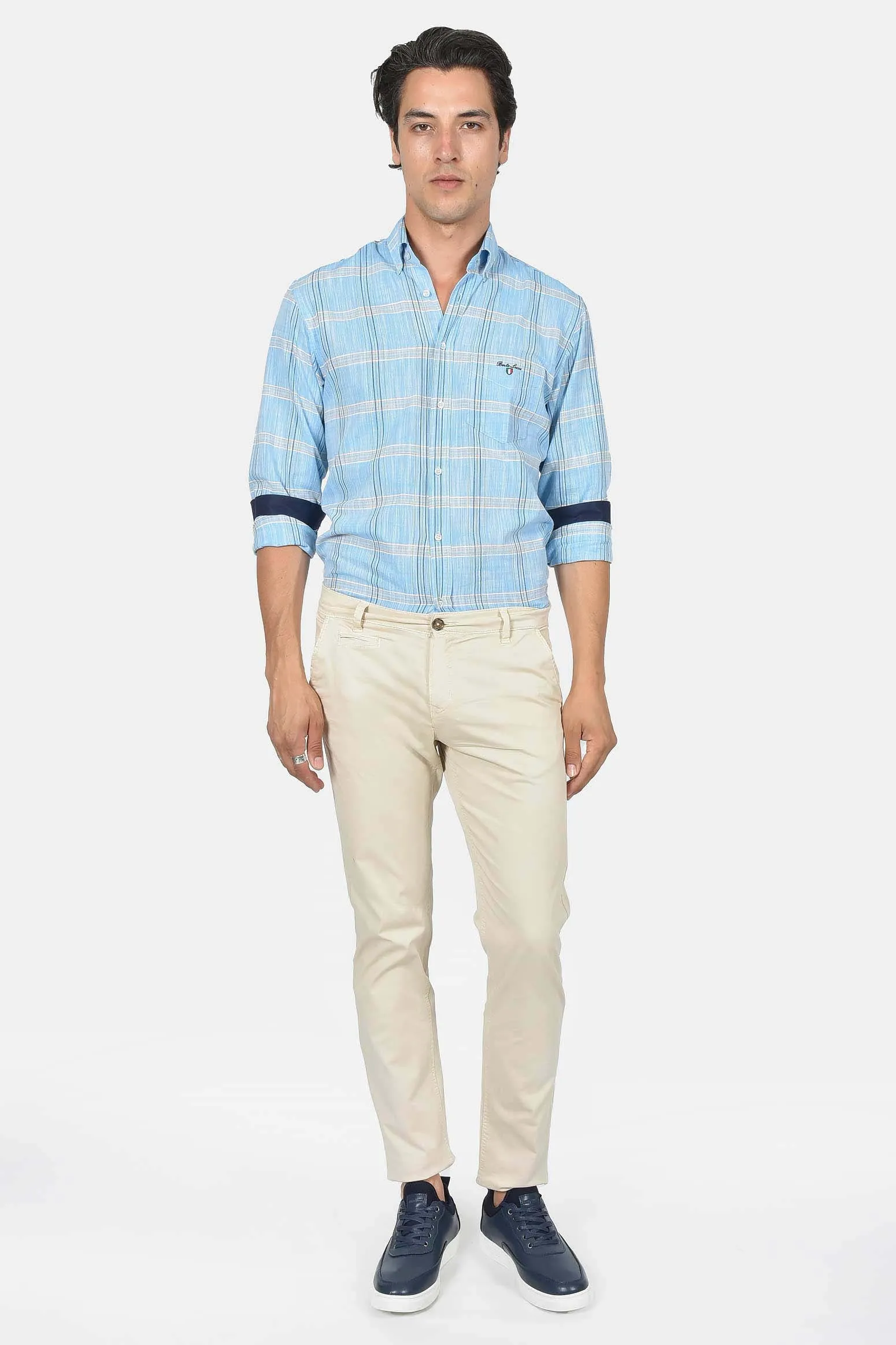 Ανδρικό Chinos Παντελόνι Normal Fit Με Άνετη Ελαστικότητα