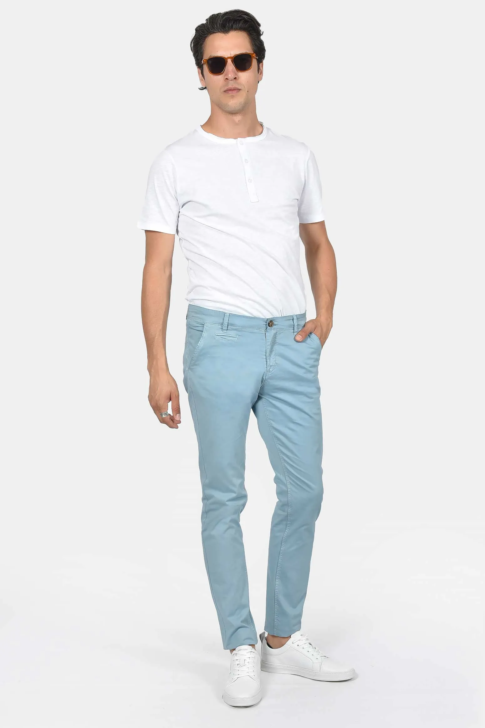 Ανδρικό Chinos Παντελόνι Normal Fit Με Άνετη Ελαστικότητα