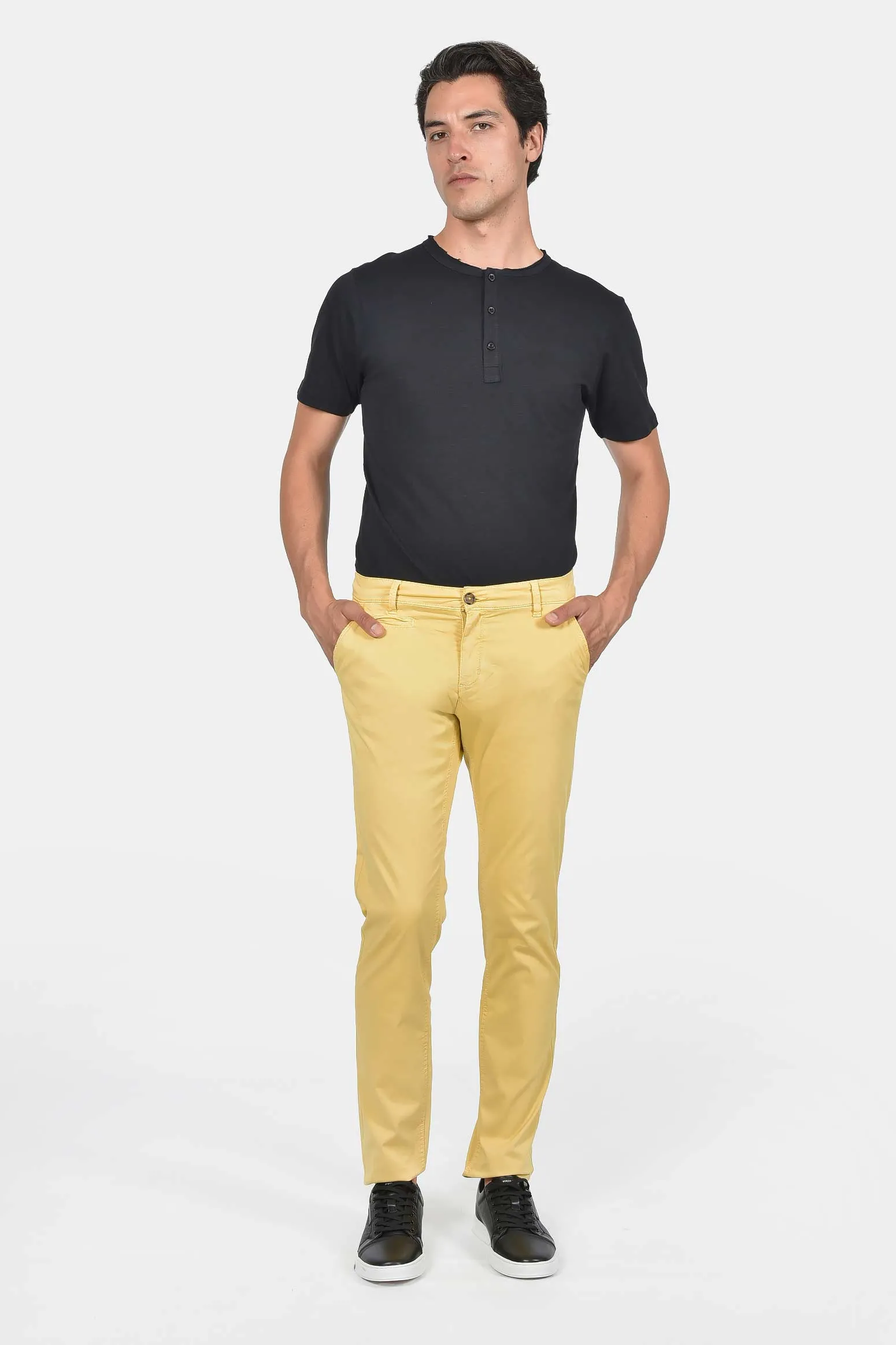 Ανδρικό Chinos Παντελόνι Normal Fit Με Άνετη Ελαστικότητα