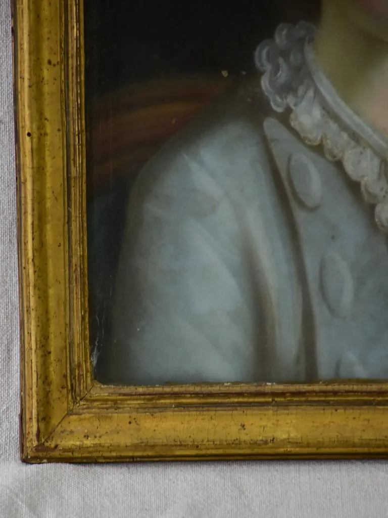 18th Century French portrait of a lady - pastel 15" x 18½"