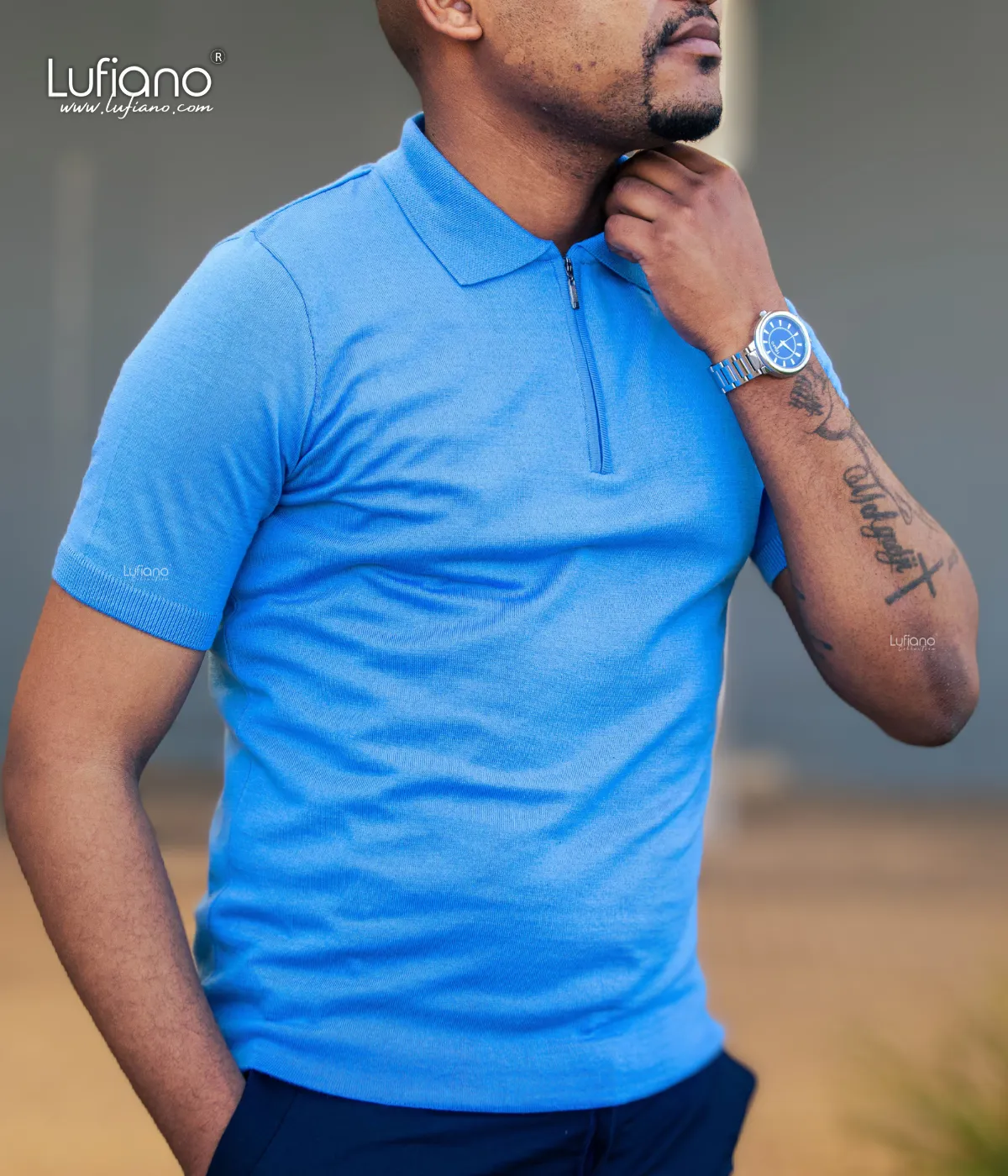27407 BOSMENTI Top : Blue