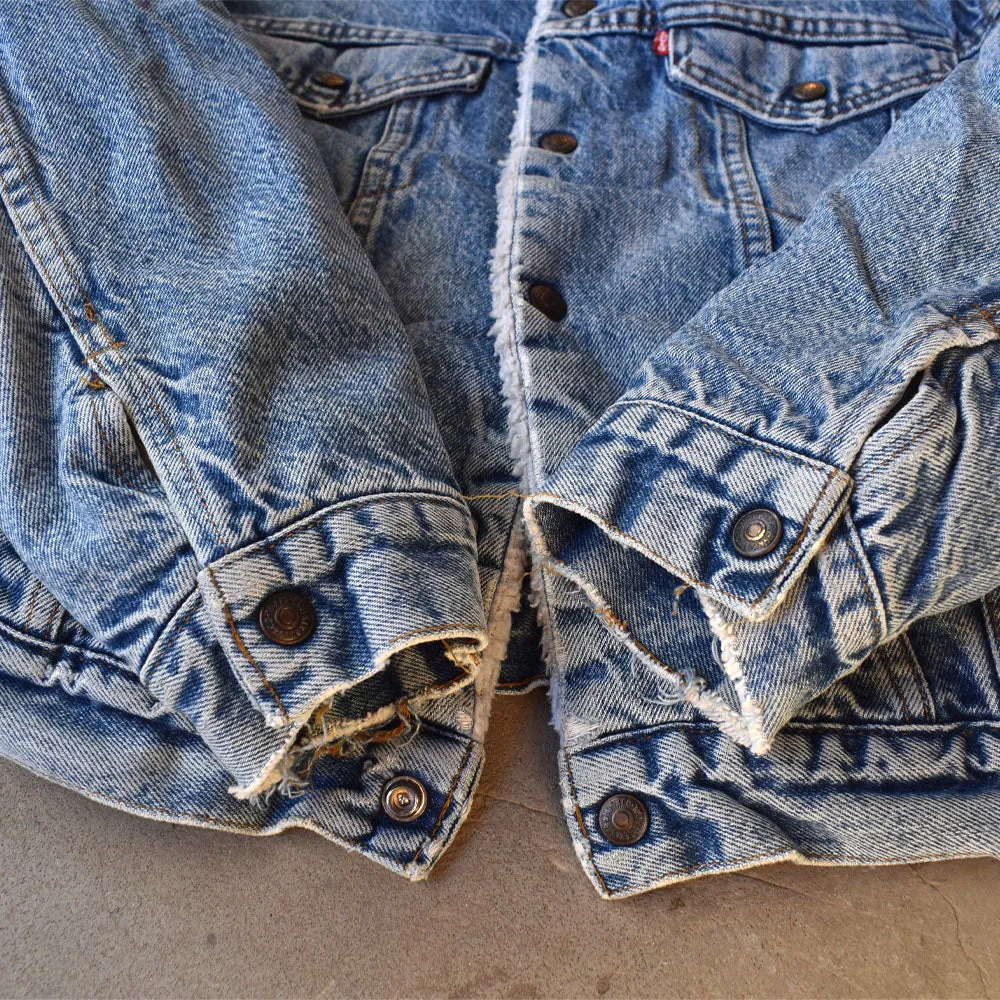 80’s Levi's 70608 デニムボアジャケット USA製 240111
