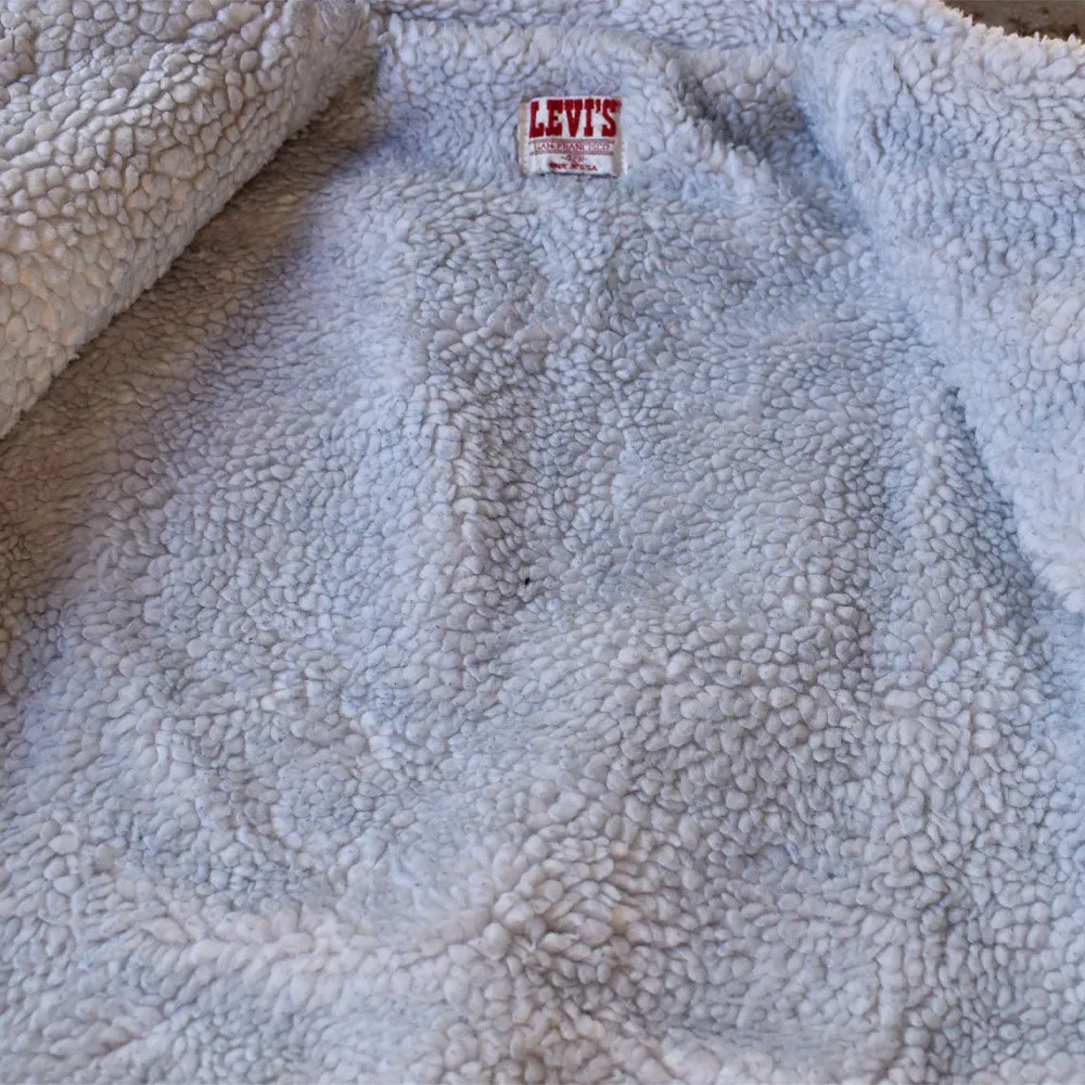 80’s Levi's 70608 デニムボアジャケット USA製 240111