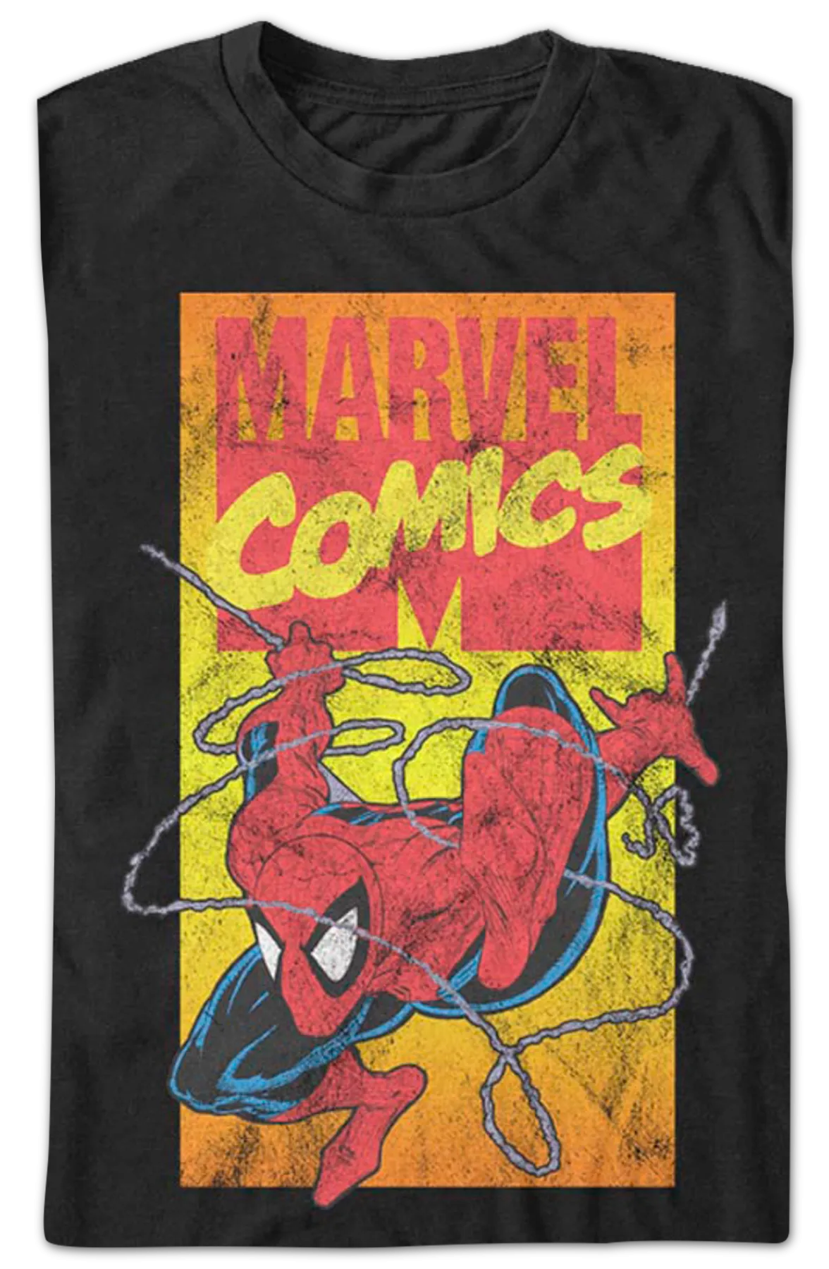 90s Marvel Comics Logo Spider-Man T-Shirt