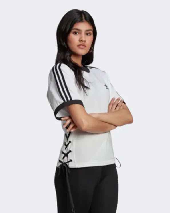 Adidas Always Original Laced Women Original T-Shirt White/Black Hk5062