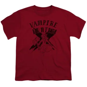 Adventure Time Vampire Hunter Youth Cardinal T-Shirt
