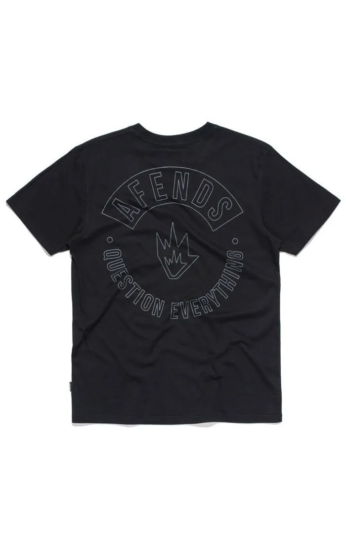 Afends Mens Hollow Yub - Standard Fit Tee