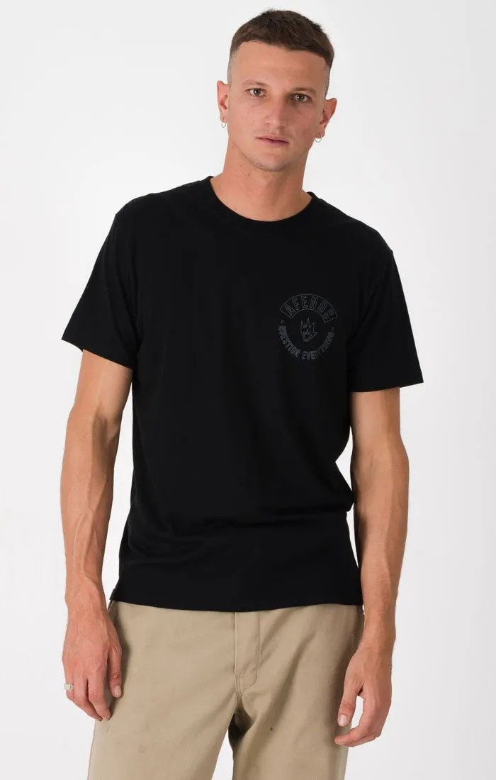 Afends Mens Hollow Yub - Standard Fit Tee