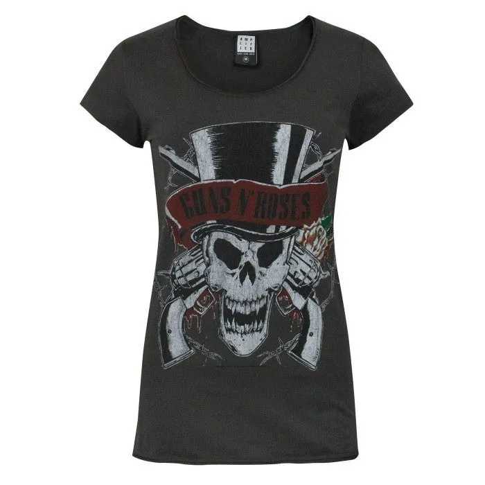 Amplified Womens/Ladies Guns N Roses Deaths Head T-Shirt