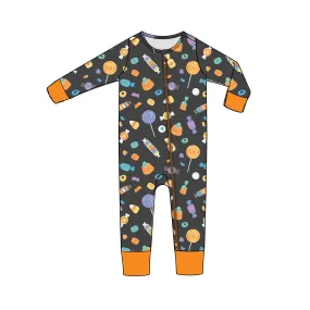 Angel Dear Halloween Candies 2 Way Zipper Romper