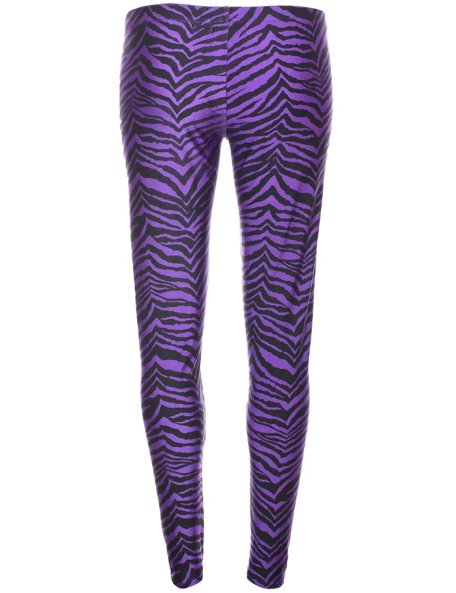 Animal Print Trousers - W28 L29
