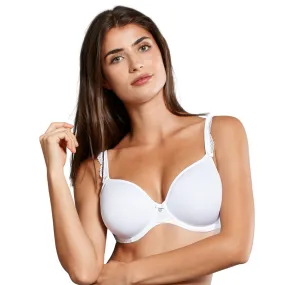 Anita Rosa Faia Selma Underwire Bra with Spacer Cups, White | White Rosa Faia Molded Bra | White Spacer Bra