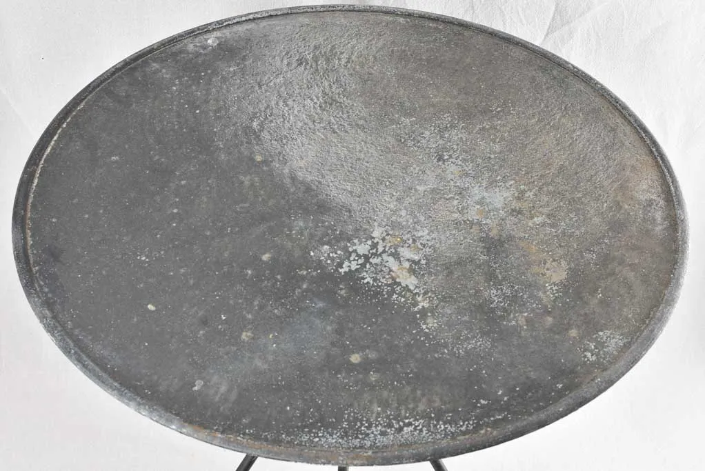 Antique French garden table - round