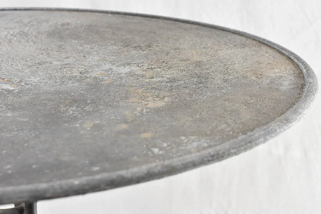 Antique French garden table - round