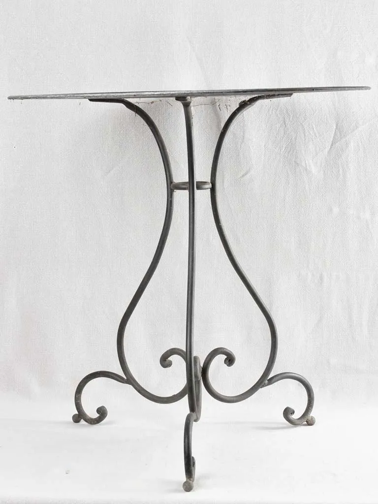 Antique French garden table - round