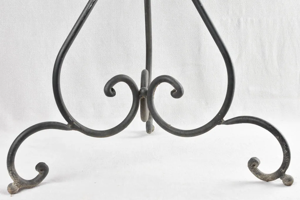 Antique French garden table - round
