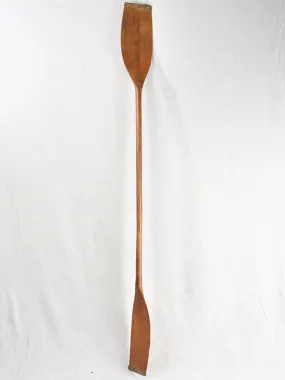 Antique French wooden paddle 81½"