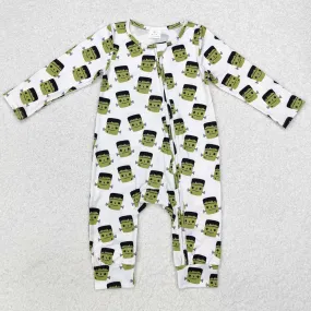 Baby Infant Boys Rompers Green Halloween Zip Rompers LR1471