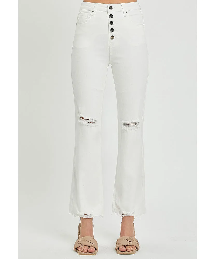 Bailey High Rise Ankle Straight Jeans
