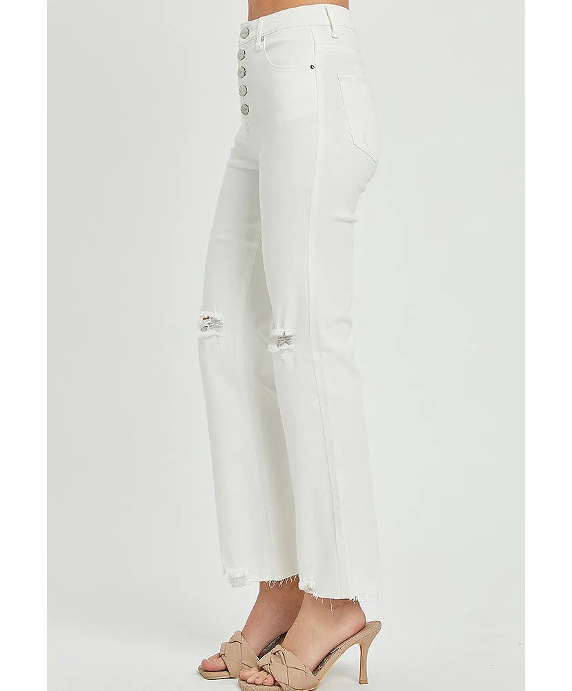 Bailey High Rise Ankle Straight Jeans