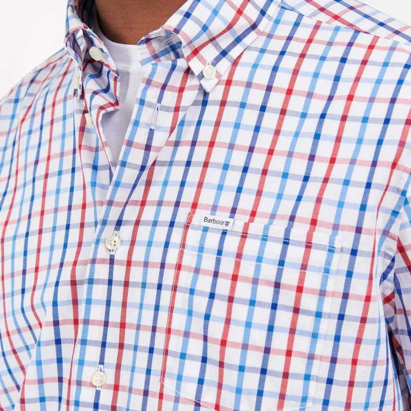 Barbour Eldon Tailored Fit Mens Shirt - Red