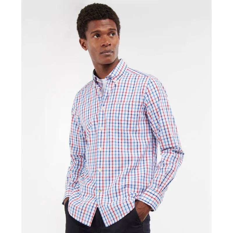 Barbour Eldon Tailored Fit Mens Shirt - Red