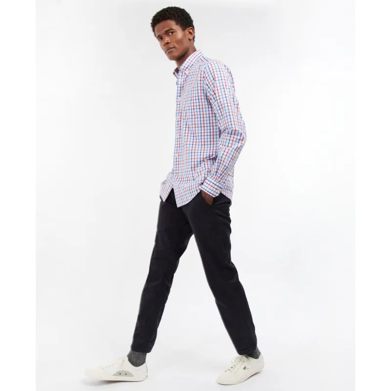 Barbour Eldon Tailored Fit Mens Shirt - Red