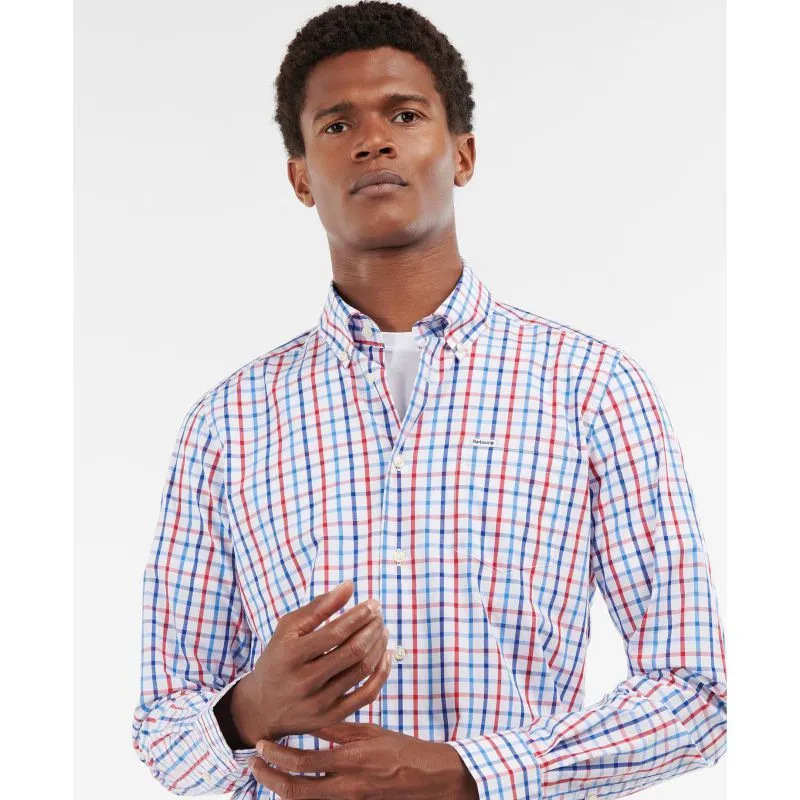 Barbour Eldon Tailored Fit Mens Shirt - Red