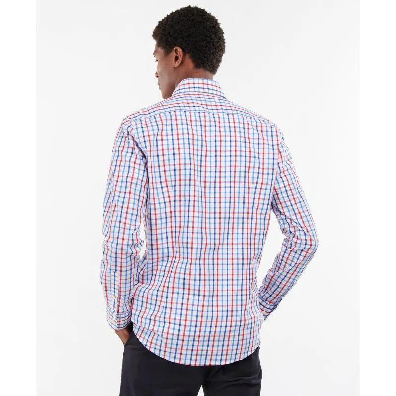 Barbour Eldon Tailored Fit Mens Shirt - Red