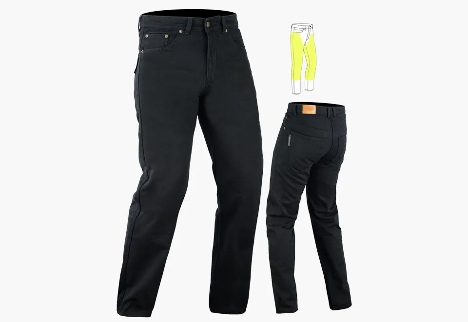 BGA Forster Men Motorcycle Protective Jeans Black