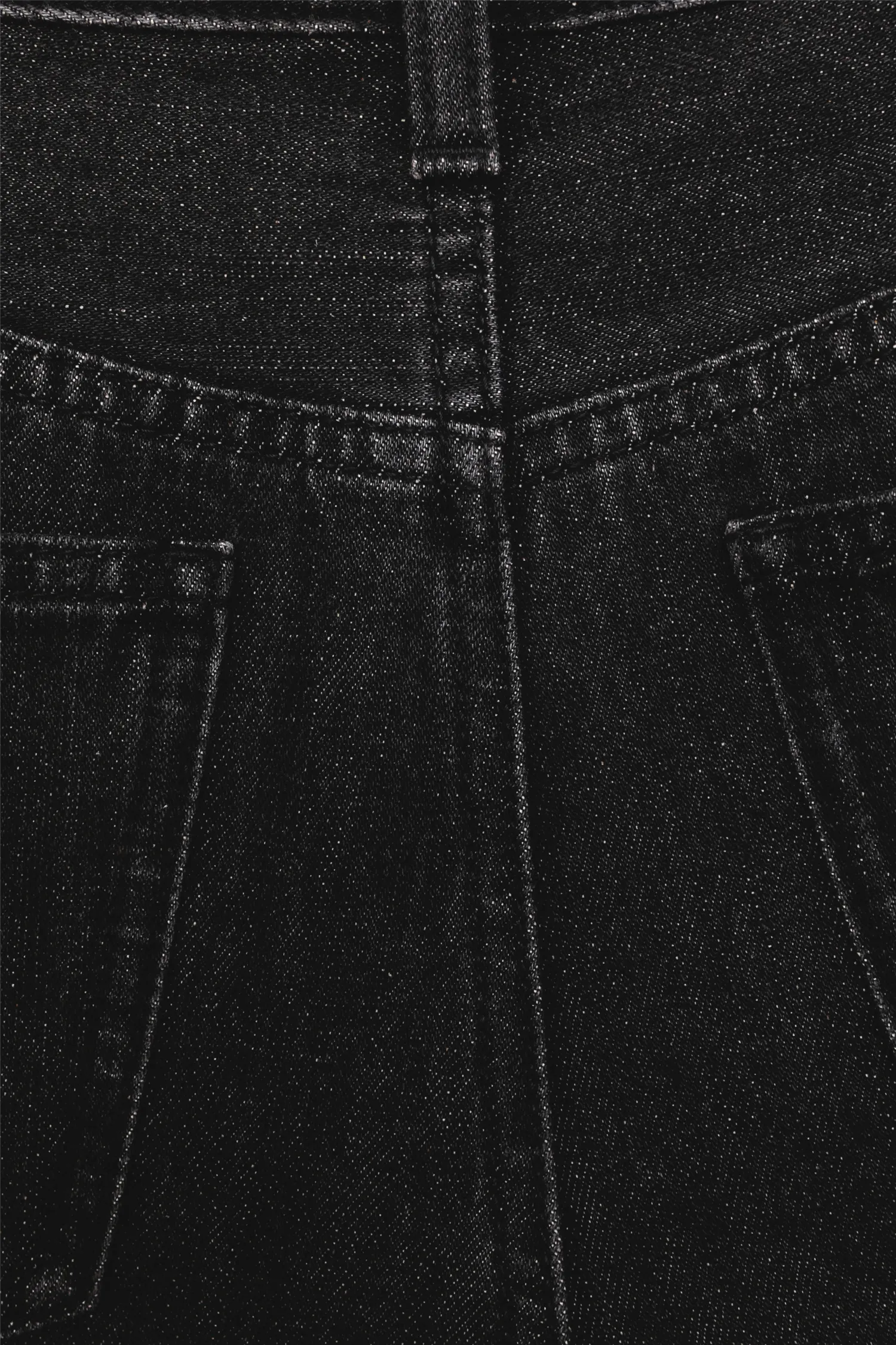 Black Denim Kickflare Jeans