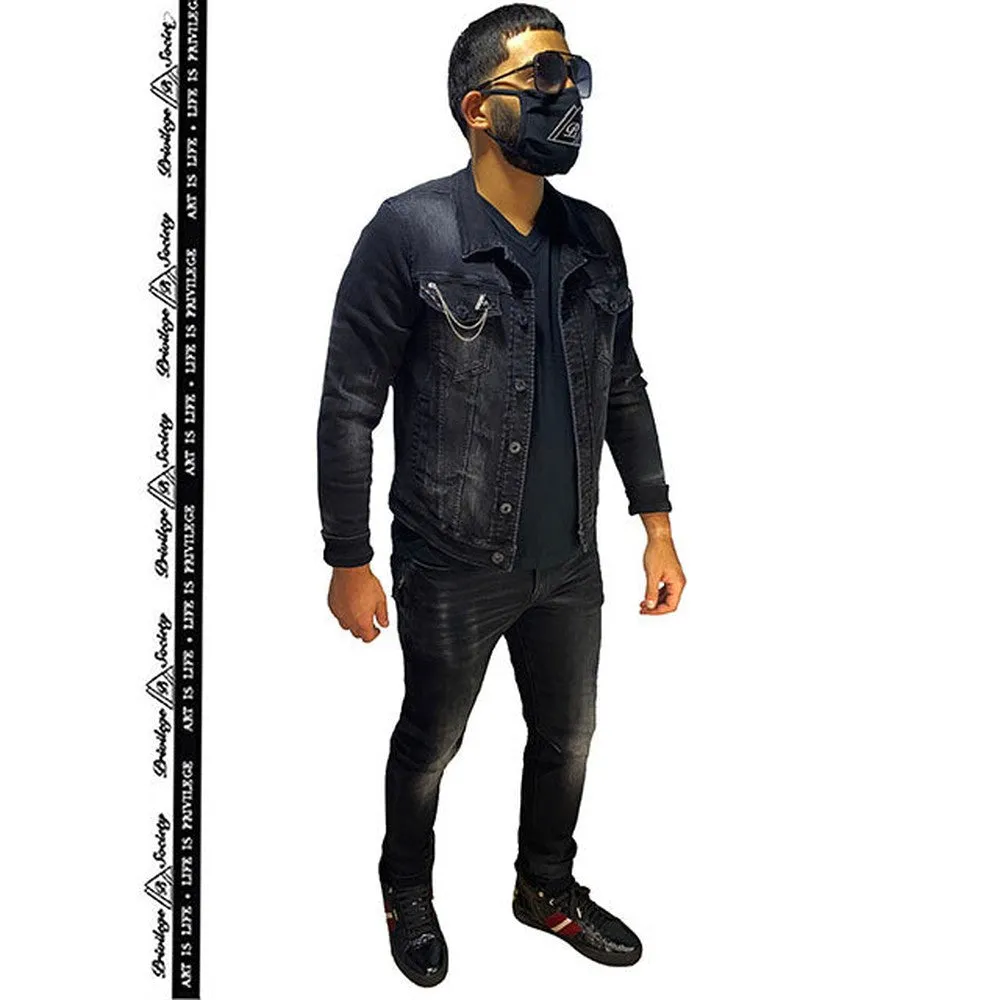 Black Ice Denim Jacket