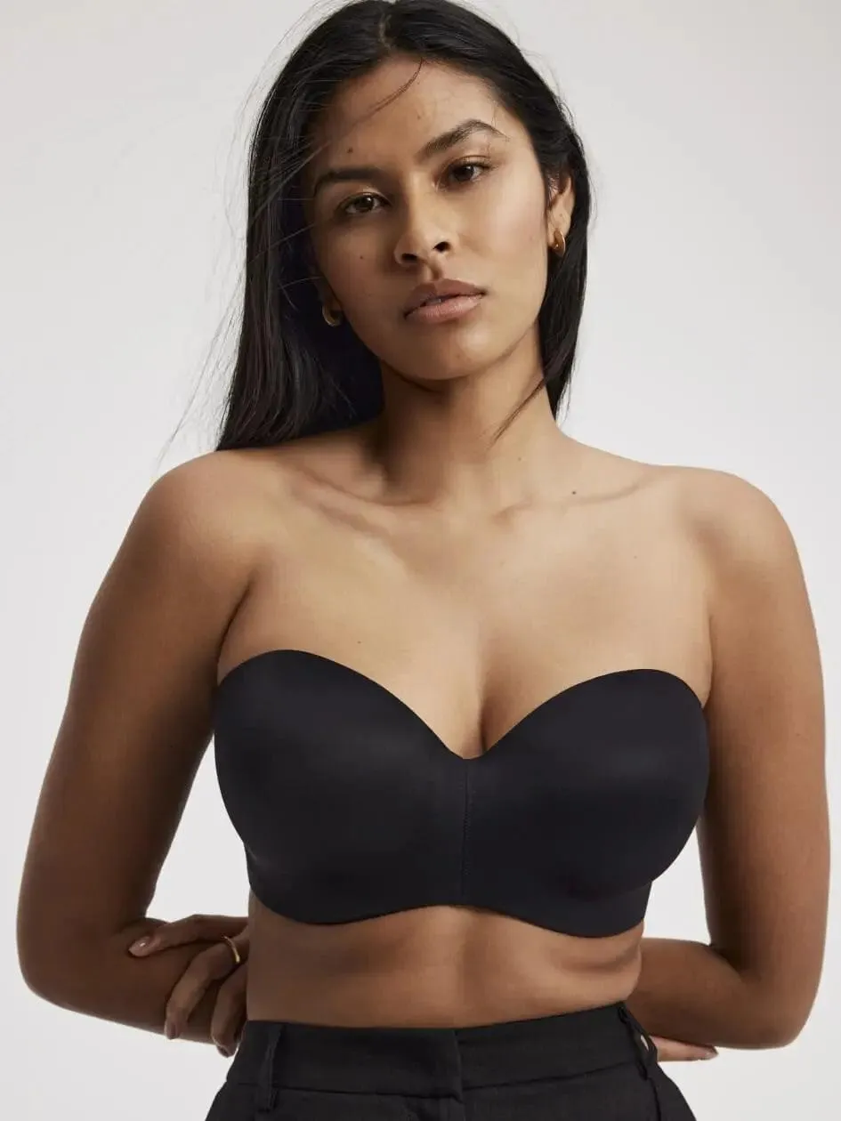 Black Norah Strapless Bra