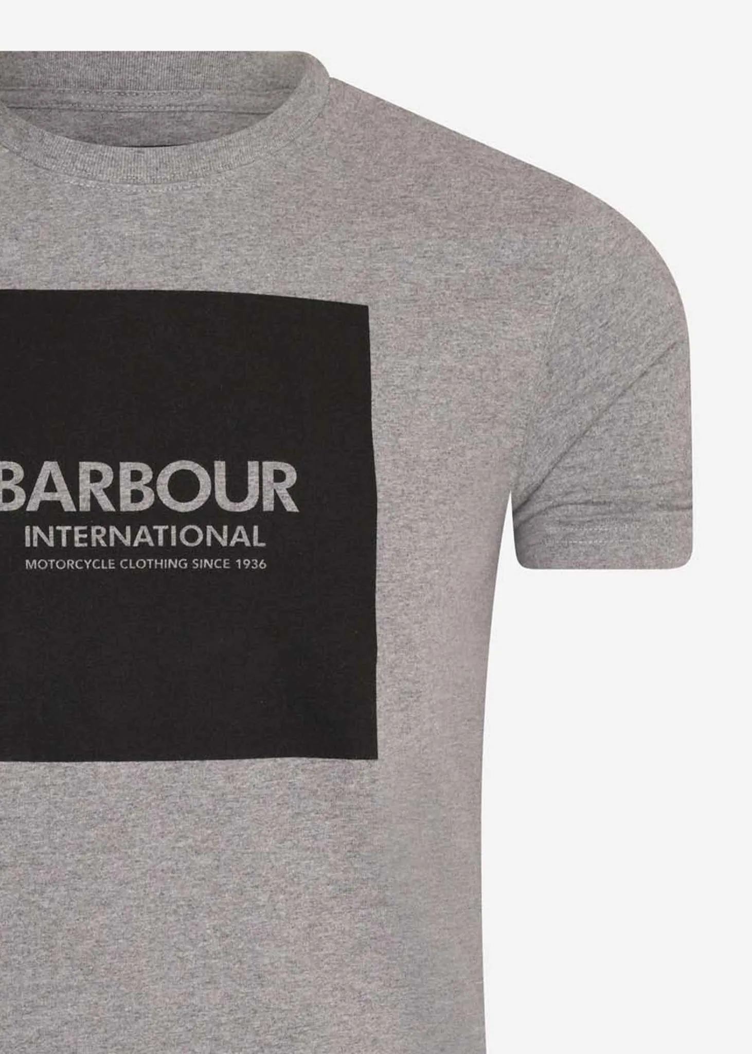 Block tee - anthracite marl