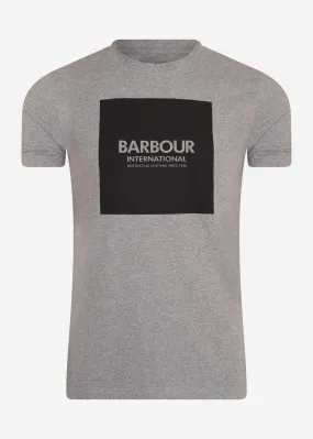 Block tee - anthracite marl