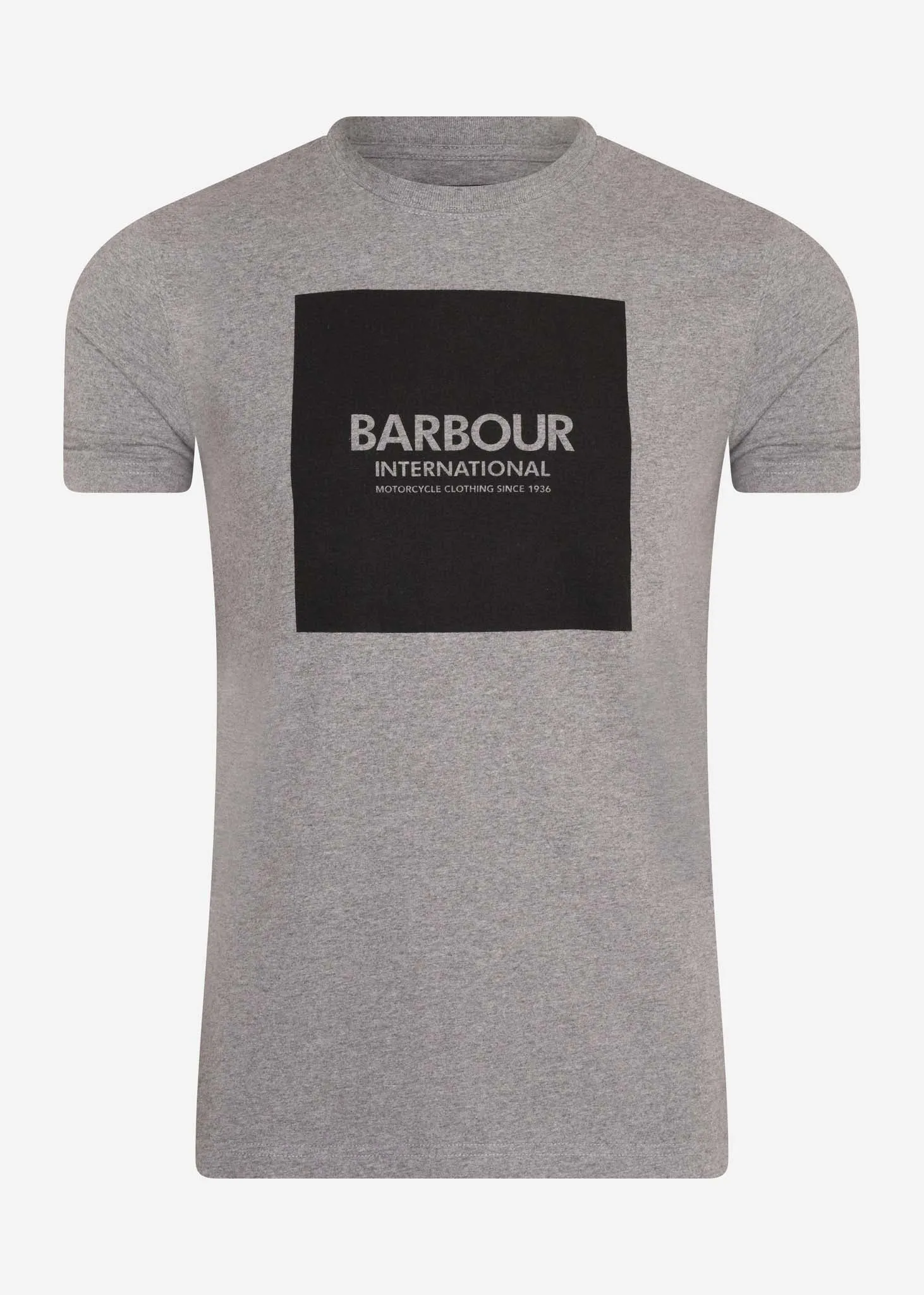 Block tee - anthracite marl