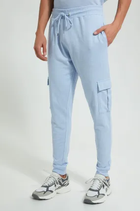 Blue Cargo Jogger