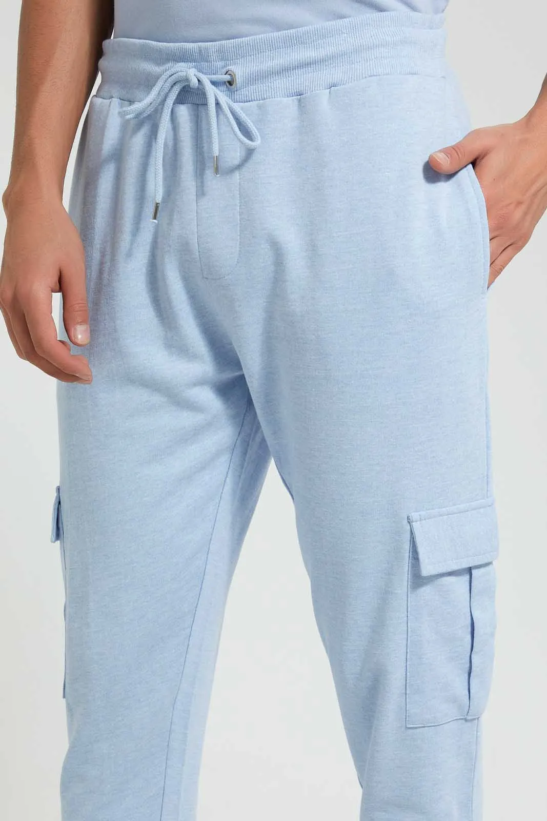 Blue Cargo Jogger