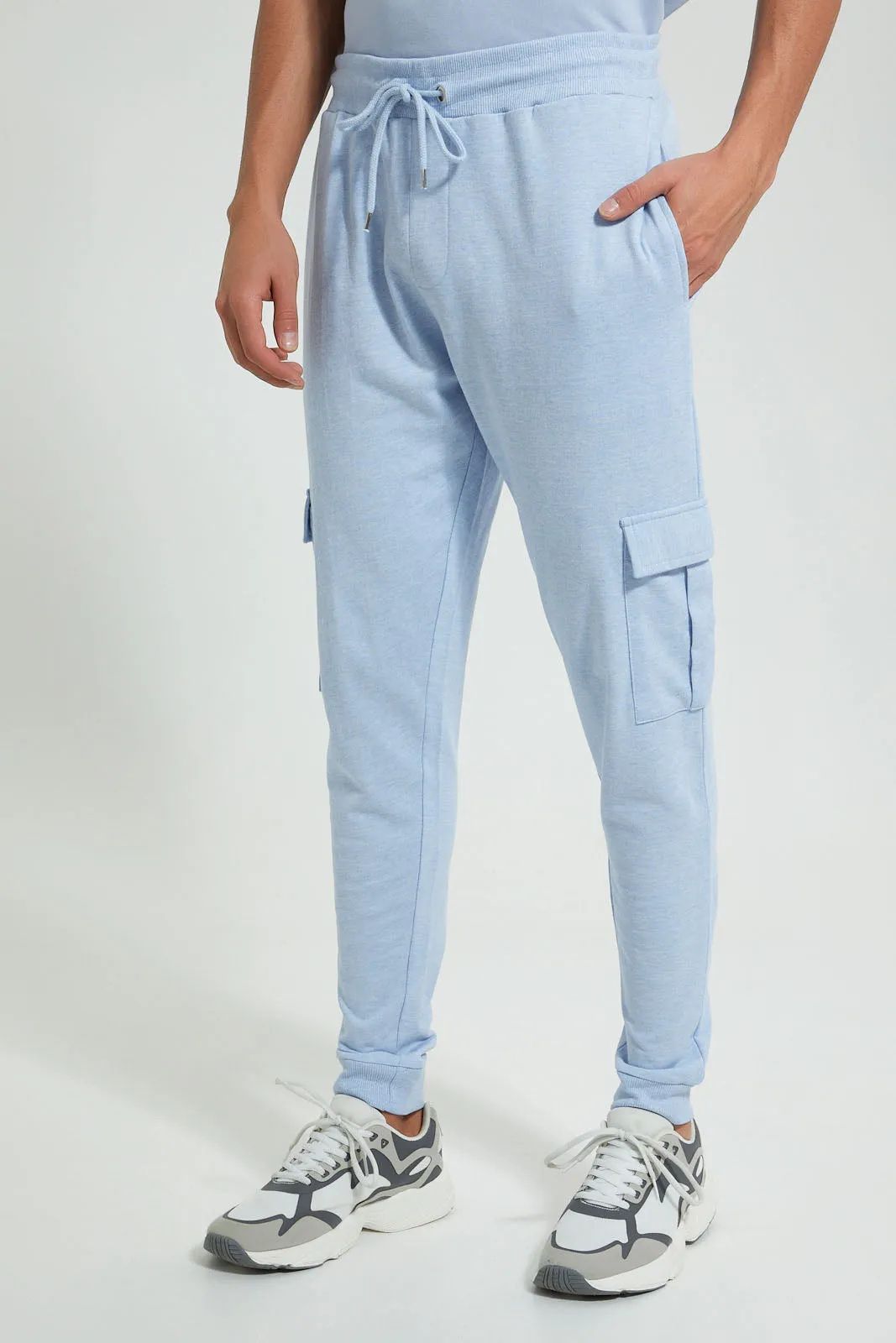 Blue Cargo Jogger