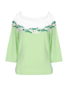 Blumarine Women T-shirt Light green 10 UK