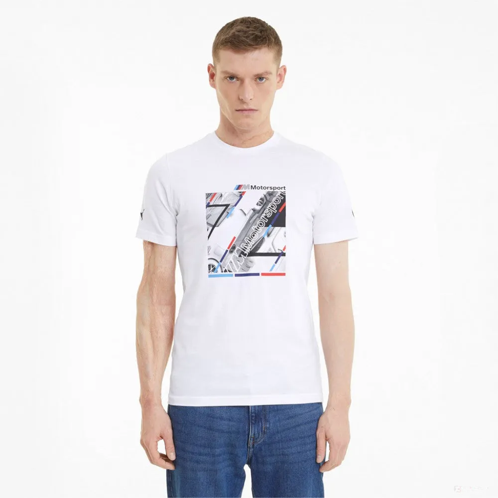 BMW T-shirt, Puma BMW MMS Graphic, White, 2021