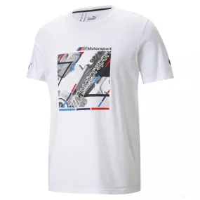 BMW T-shirt, Puma BMW MMS Graphic, White, 2021