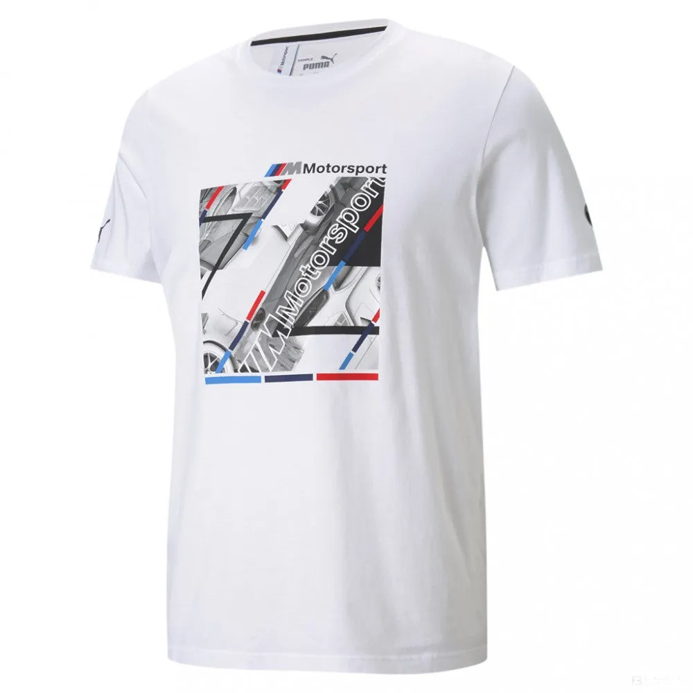 BMW T-shirt, Puma BMW MMS Graphic, White, 2021