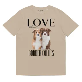 Border Collie lovers sustainable t-shirt