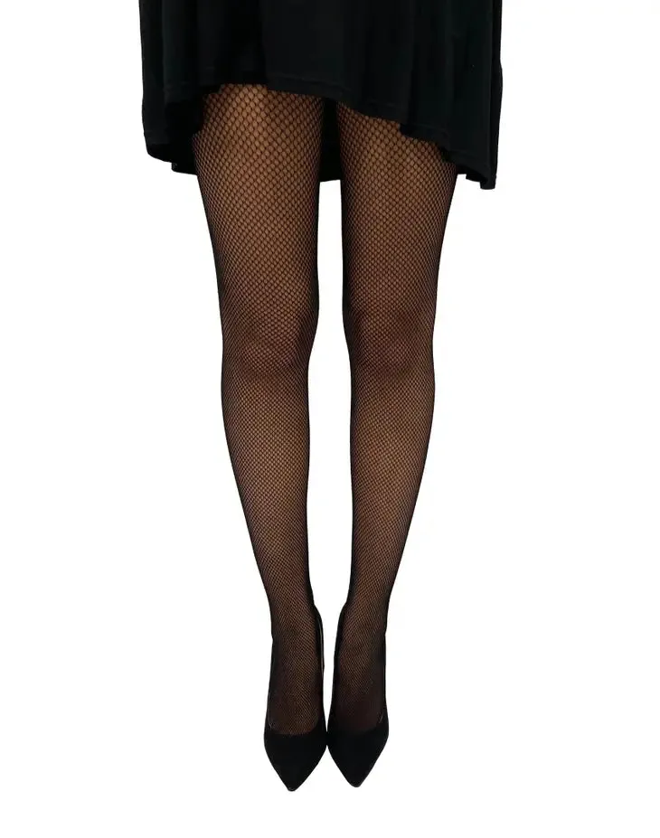 Bow and Rhinestone Fishnet Tights - sizes 4-14 